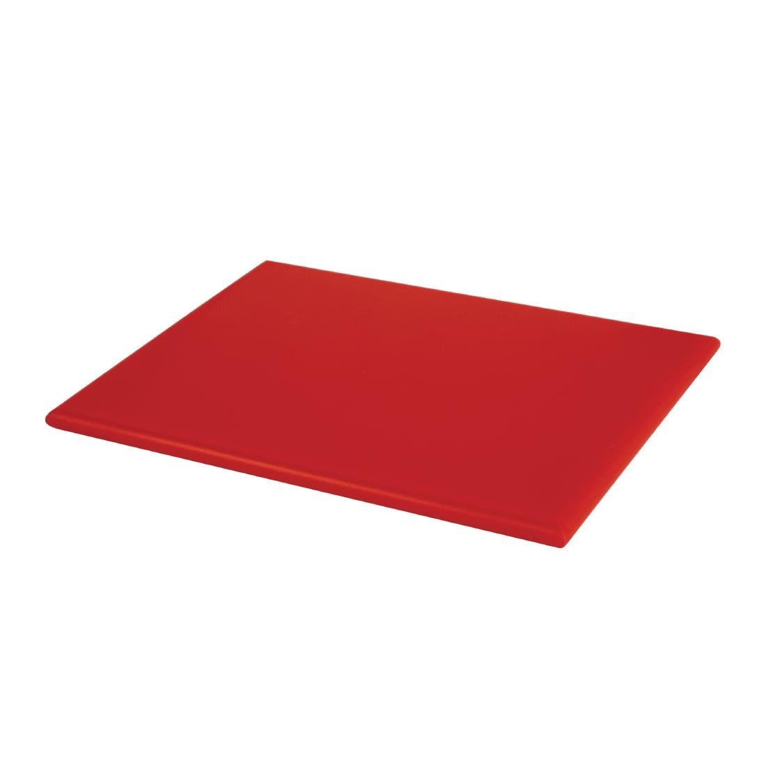 Hygiplas High Density Chopping Board Red - 12x229x305mm - HC866