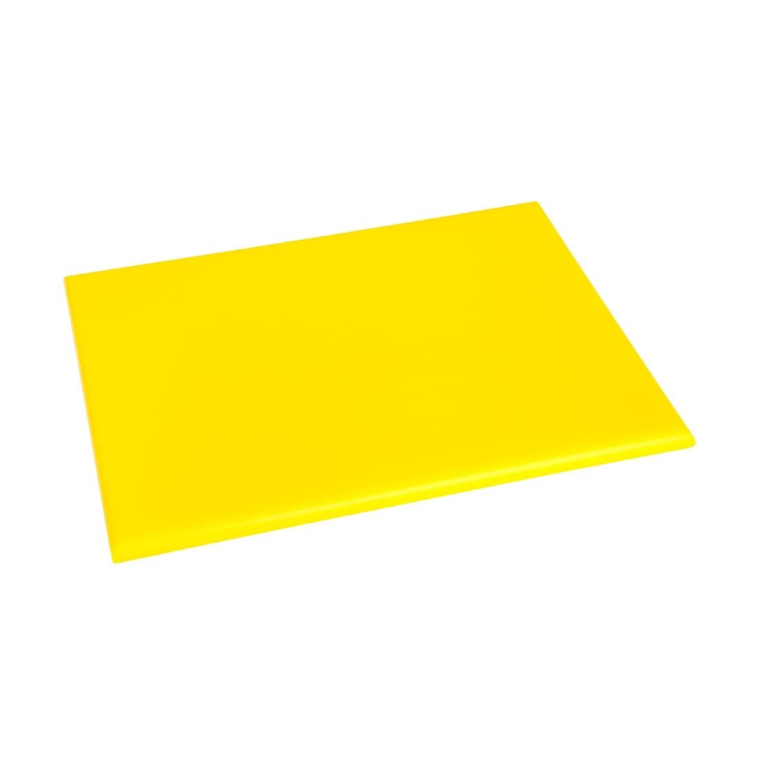 Hygiplas High Density Chopping Board Yellow - 12x229x305mm - HC868