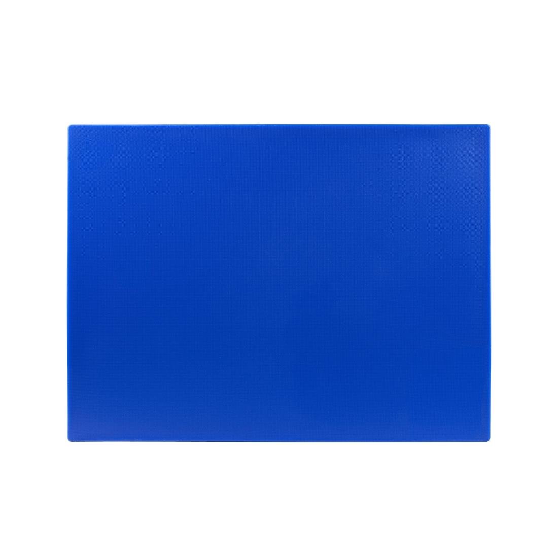 Hygiplas Extra Thick Low Density Chopping Board Blue - 600x450x20mm - HC872