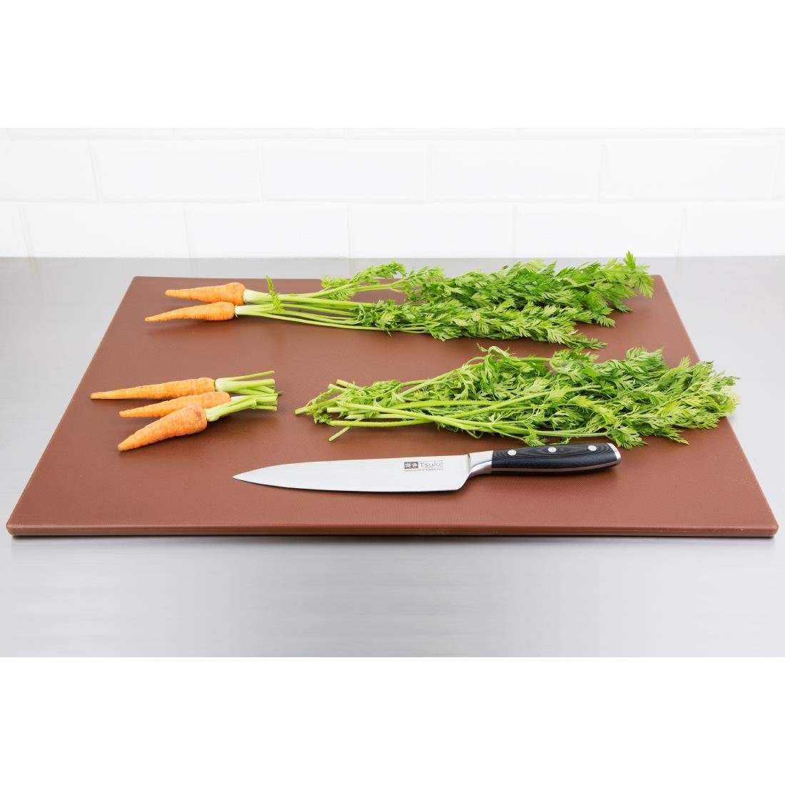Hygiplas Low Density Chopping Board Brown - 600x450x10mm - HC873