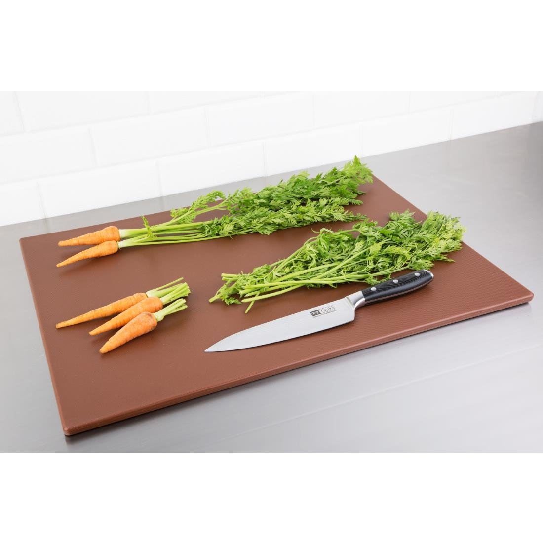 Hygiplas Low Density Chopping Board Brown - 600x450x10mm - HC873