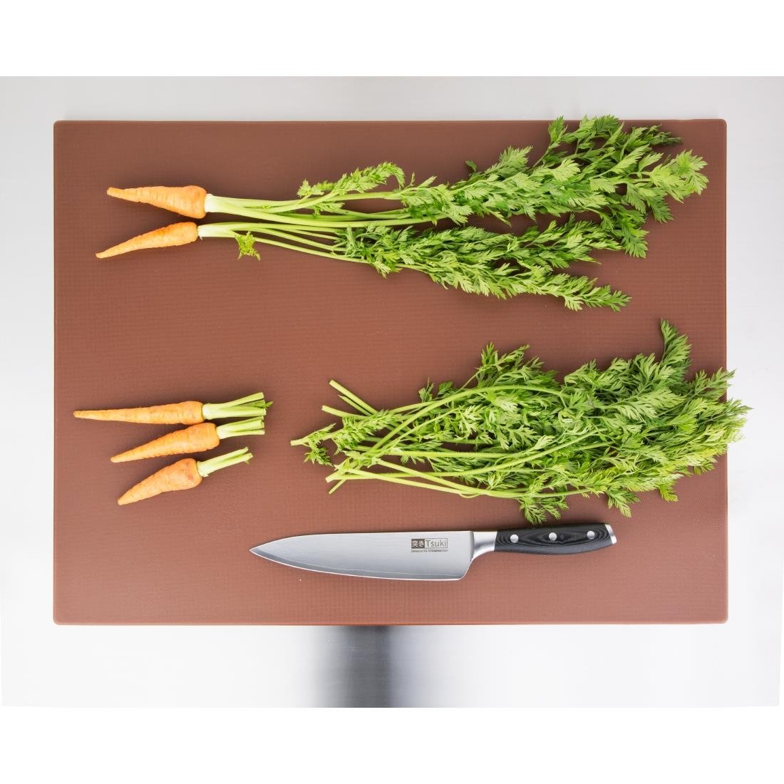 Hygiplas Low Density Chopping Board Brown - 600x450x10mm - HC873