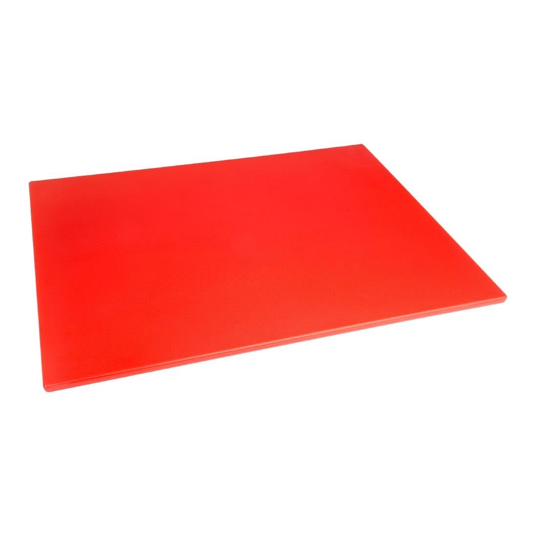 Hygiplas Low Density Chopping Board Red - 600x450x10mm - HC877