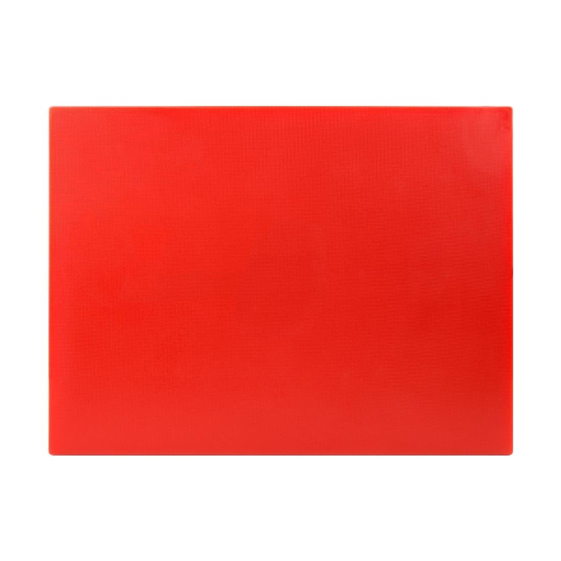 Hygiplas Low Density Chopping Board Red - 600x450x10mm - HC877