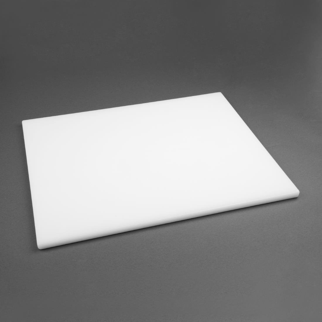 Hygiplas Extra Thick Low Density Chopping Board White - 600x450x20mm - HC882