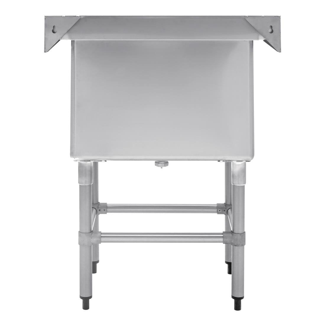 Vogue St/St Deep Pot Sink - 770mm (w) x 600mm (d) 90mm Drain - HC910