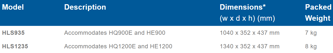 Roband Heat Lamp Stand - 1340mm W - HLS1235