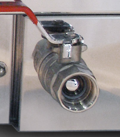 Roband Square Glass Hot Food Display Bar, 6 pans double row with roller doors - S23RD