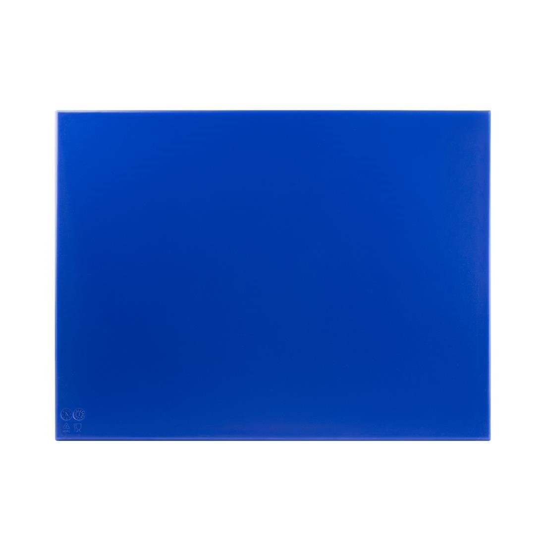 Hygiplas High Density Chopping Board Blue - 600x450x12mm - J009