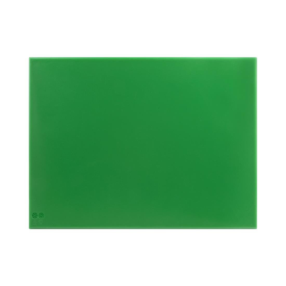 Hygiplas High Density Chopping Board Green - 600x450x12mm - J013