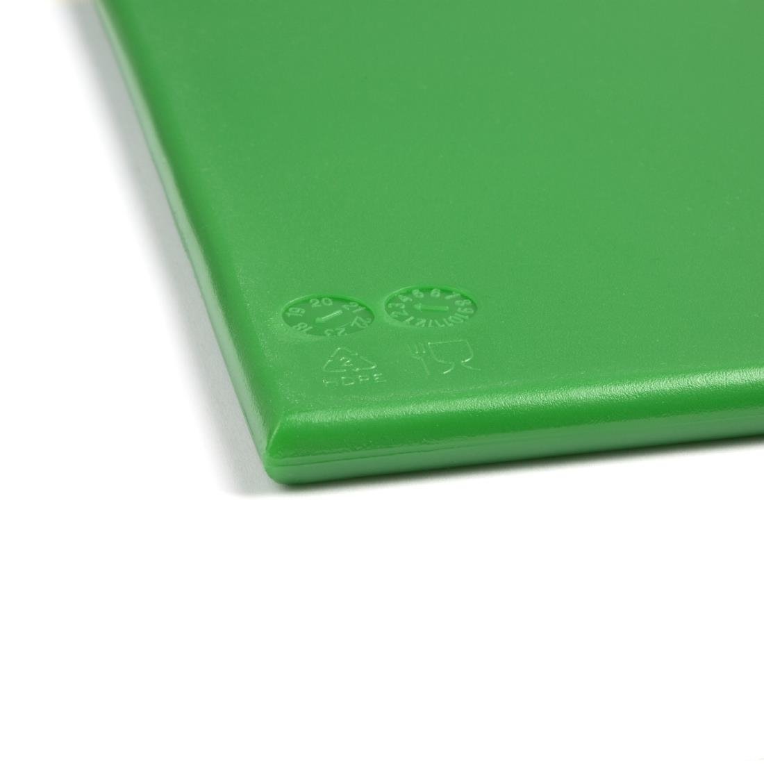 Hygiplas High Density Chopping Board Green - 600x450x12mm - J013