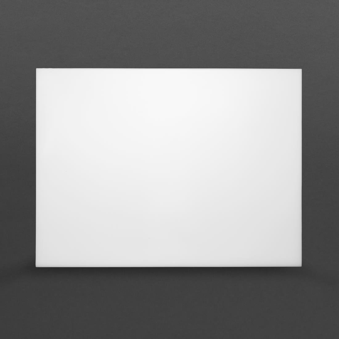 Hygiplas High Density Chopping Board White - 600x450x12mm - J017