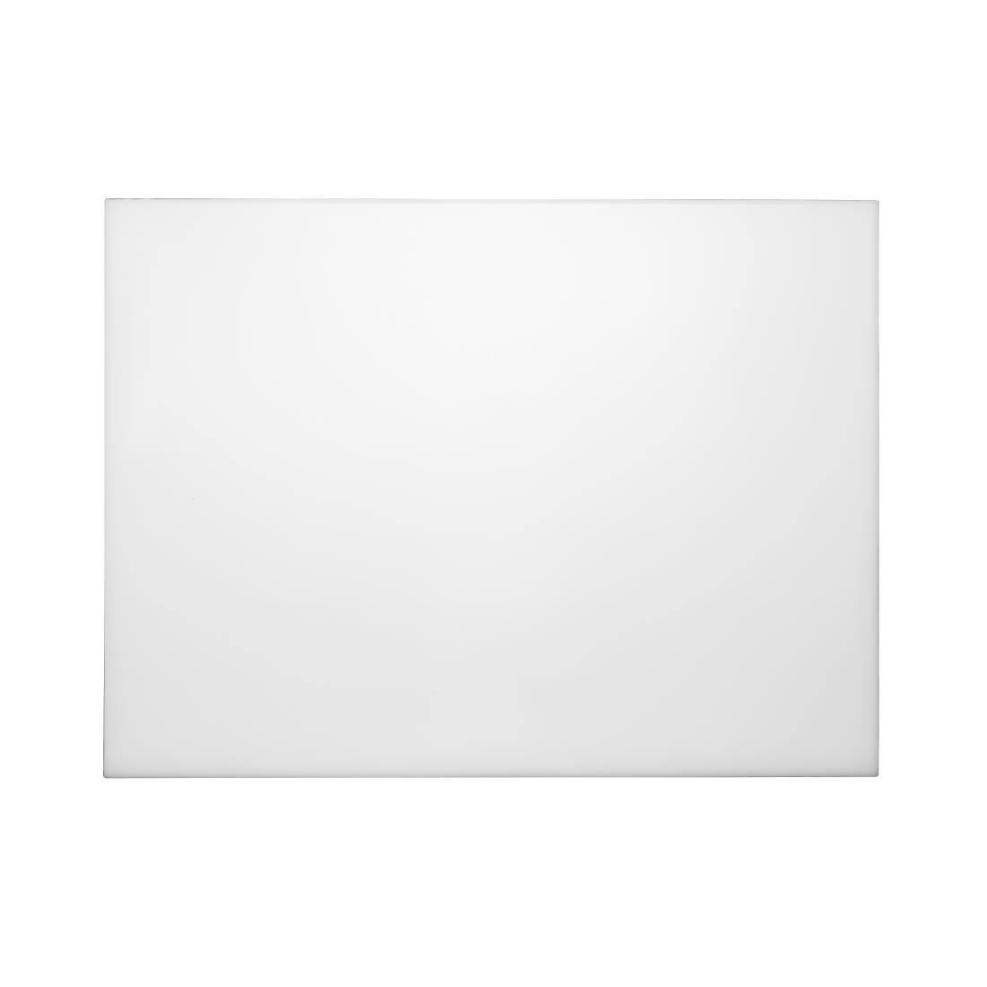 Hygiplas High Density Chopping Board White - 600x450x12mm - J017
