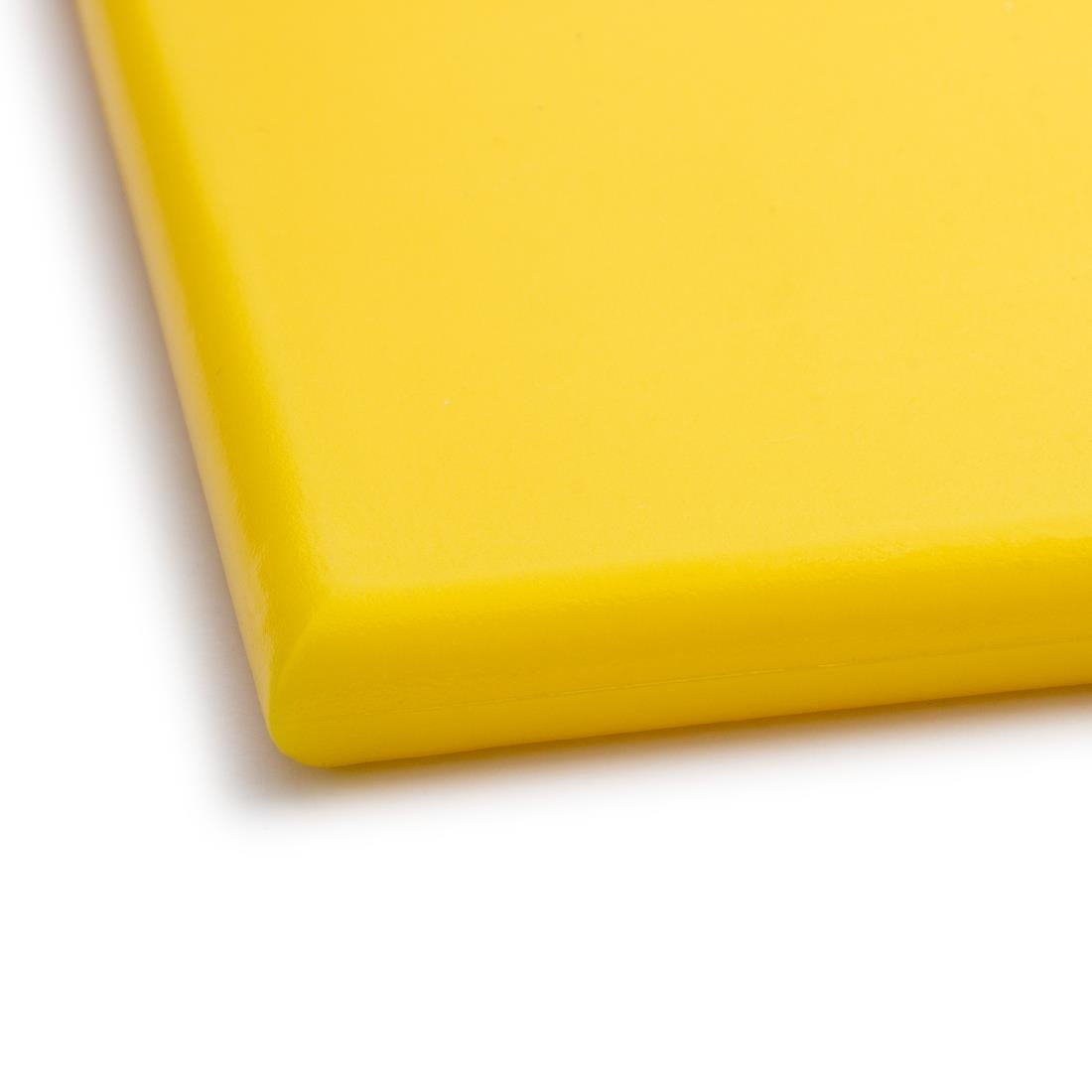Hygiplas High Density Chopping Board Yellow - 600x450x12mm - J021