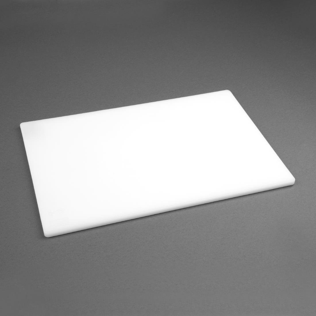 Hygiplas Low Density Chopping Board White - 600x450x10mm - HC881