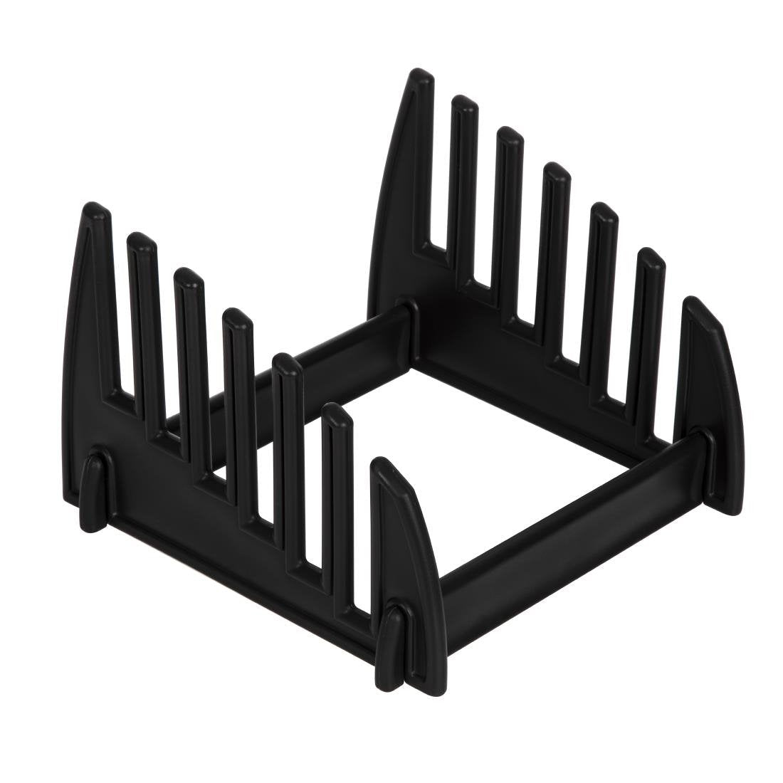 Hygiplas Standard Low Density Set of 6 Chopping Boards with Rack - 10x300x450mm - FY329