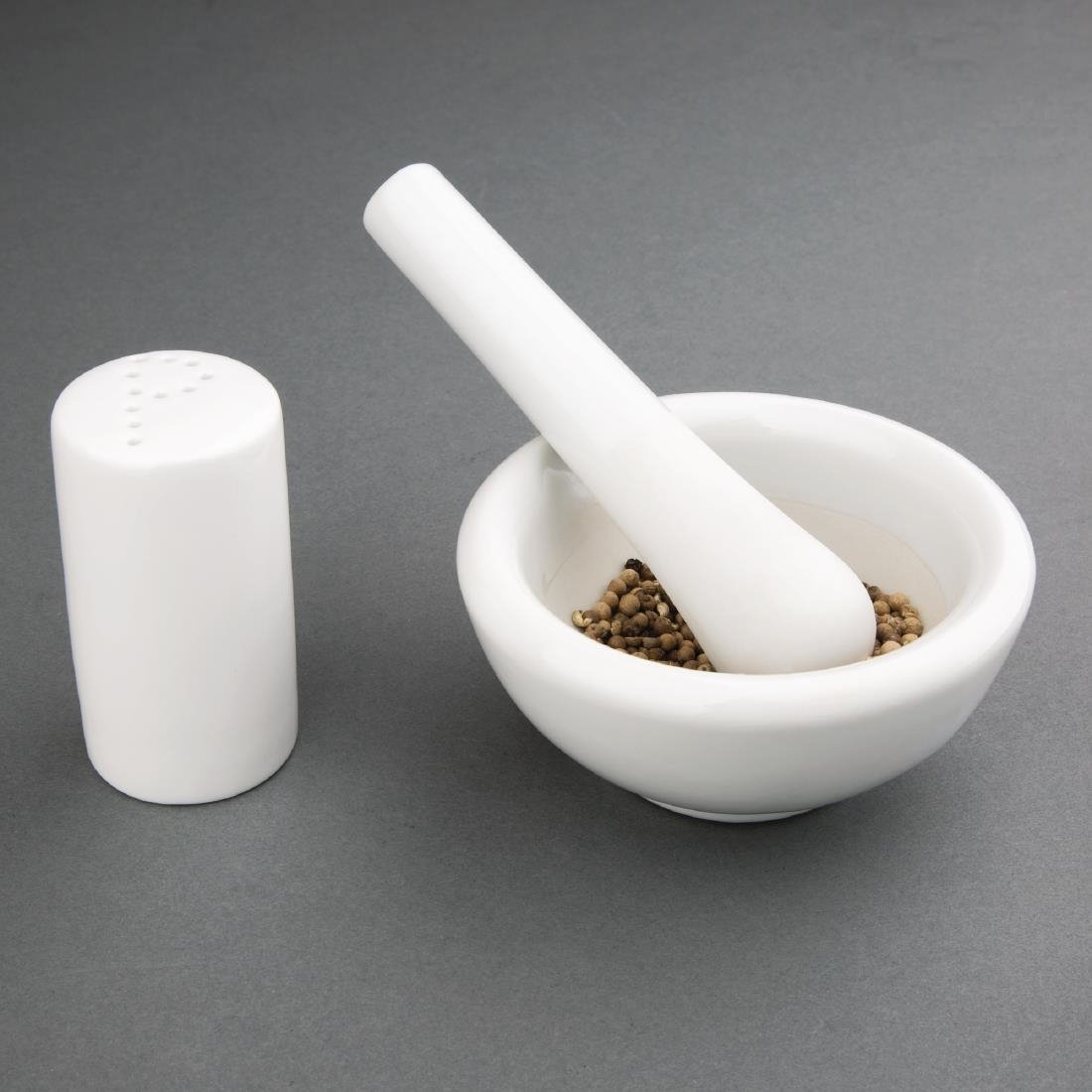 Vogue Porcelain Pestle and Mortar 115mm - J923