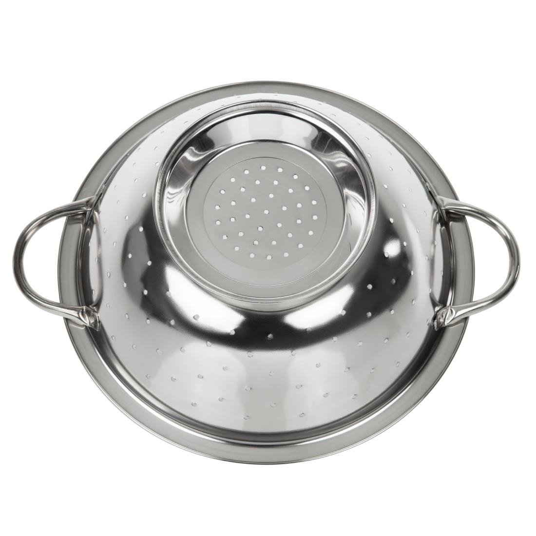 Vogue Stainless Steel Colander 255mm - K347