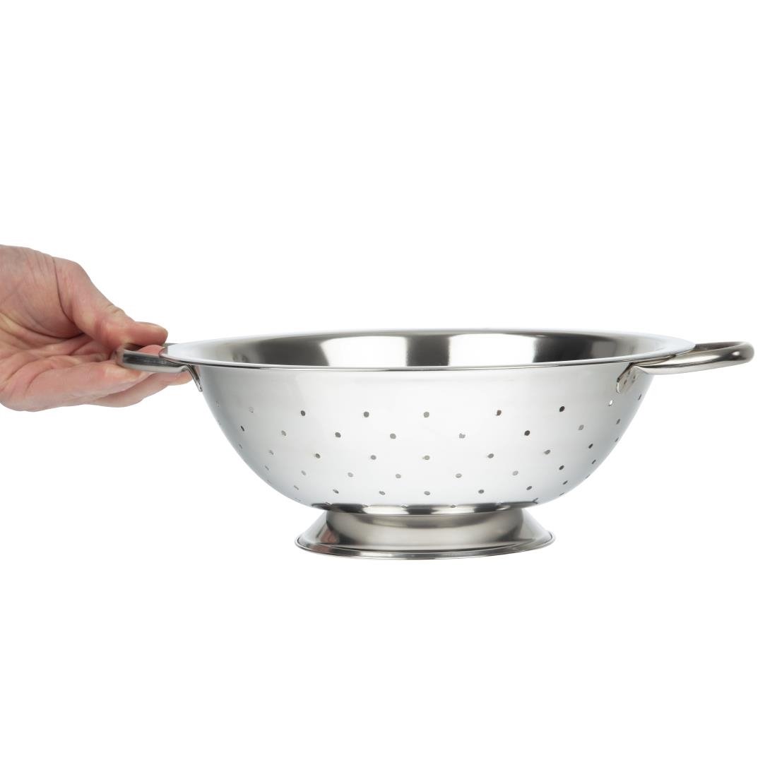Vogue Stainless Steel Colander 255mm - K347