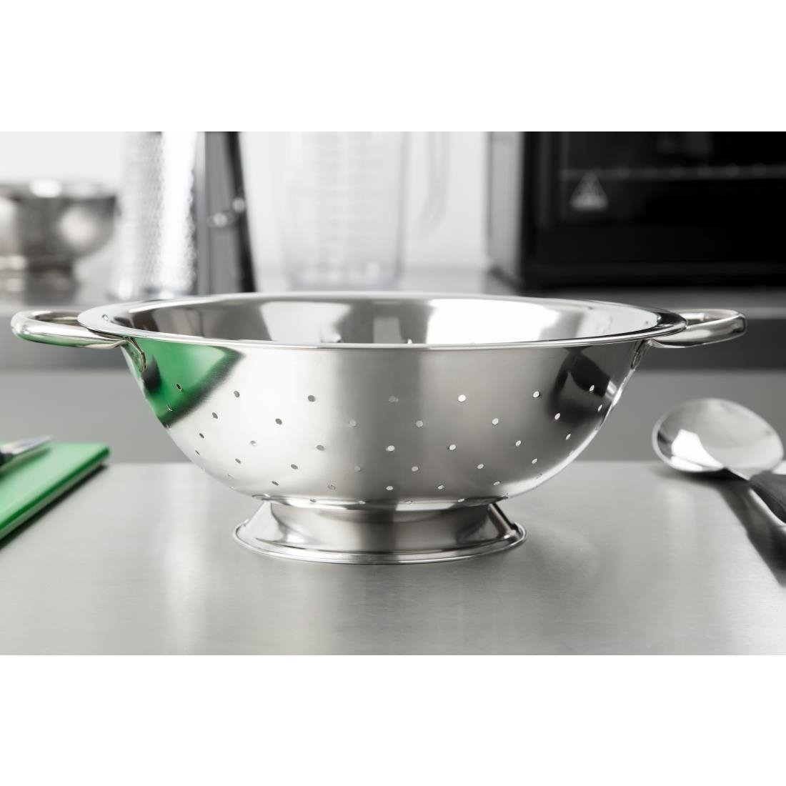 Vogue Stainless Steel Colander 255mm - K347