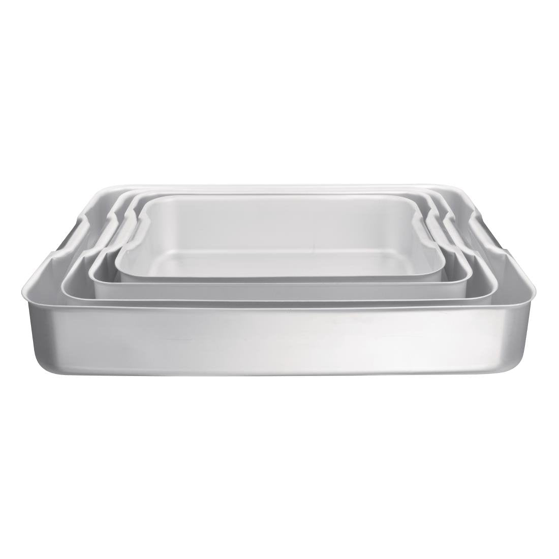 Vogue Aluminium Deep Roasting Pan 610mm - K416