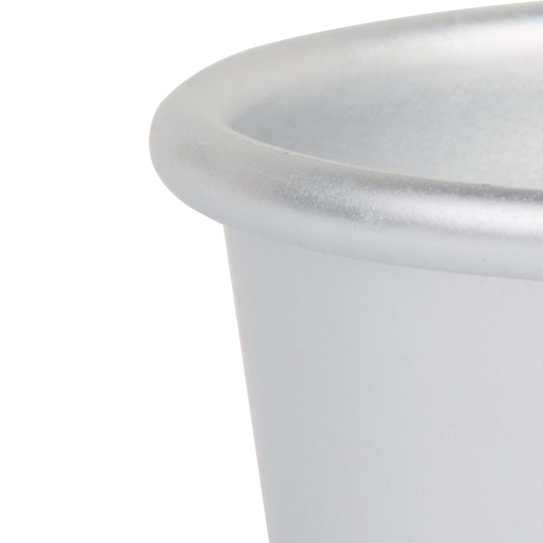 Vogue Aluminium Mini Dariole Moulds 85ml (Pack of 6) - K513