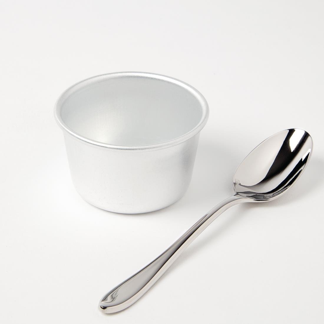 Vogue Aluminium Mini Dariole Moulds 100ml (Pack of 6) - K514