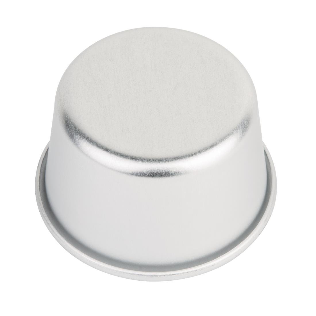 Vogue Aluminium Mini Dariole Moulds 100ml (Pack of 6) - K514