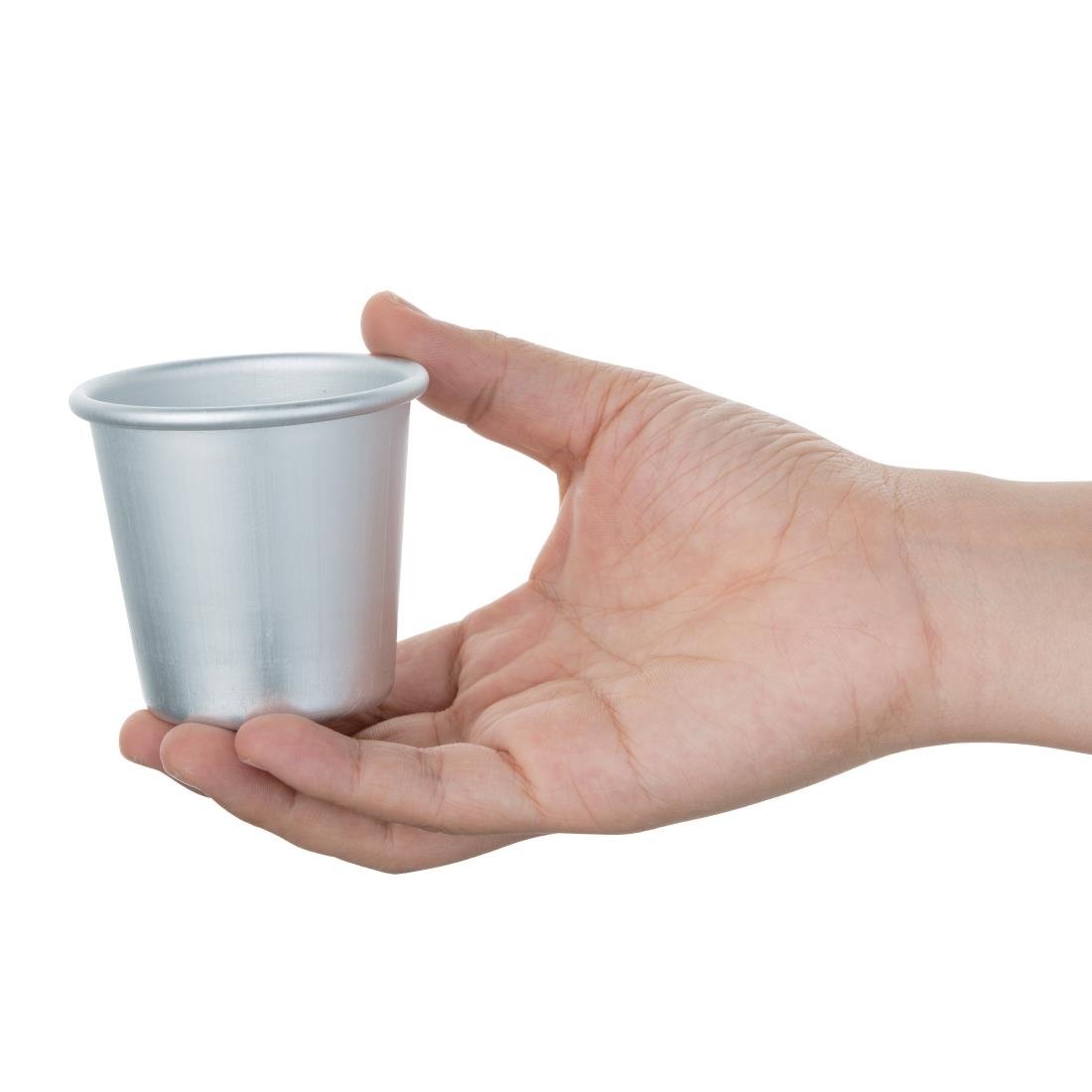 Vogue Aluminium Extra Deep Mini Dariole Mould 128ml - K516