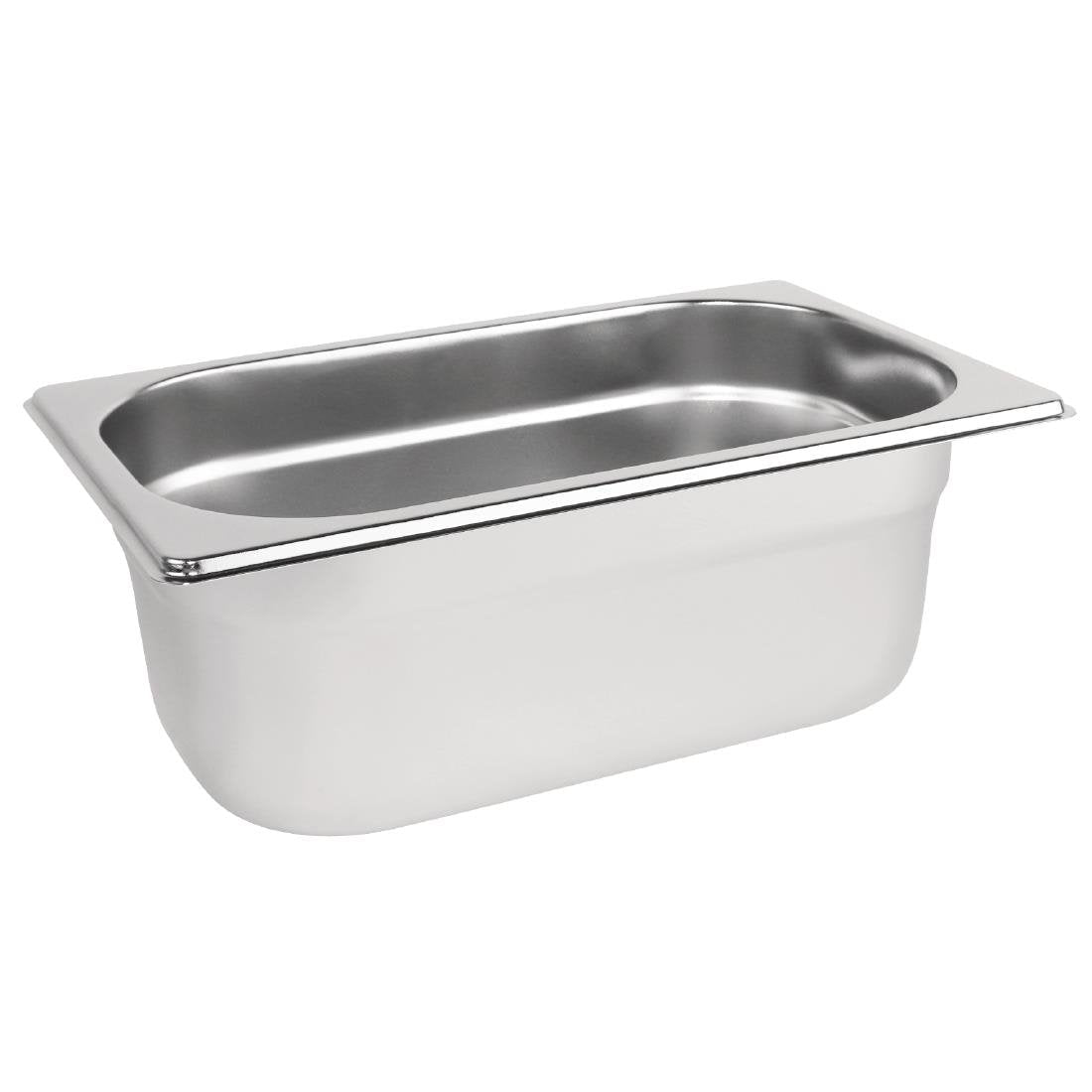 Vogue Stainless Steel 1/4 Gastronorm Tray 100mm - DN720