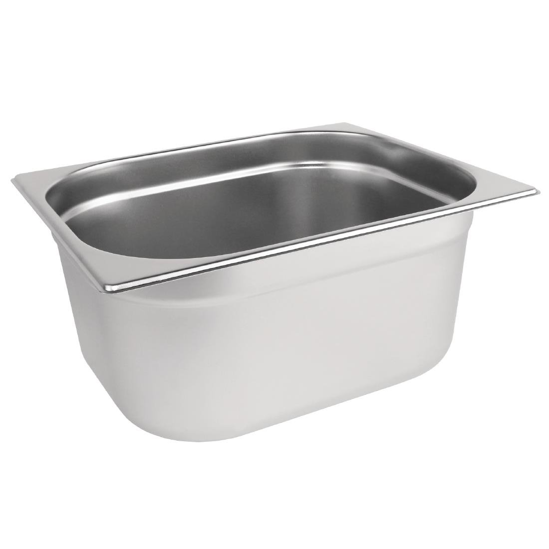 Vogue Stainless Steel 1/2 Gastronorm Tray 100mm - DN710