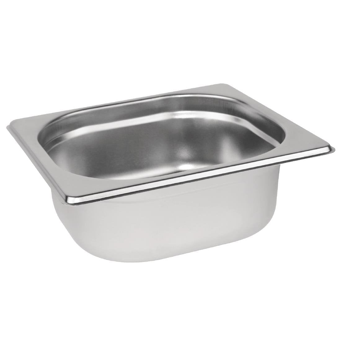 Vogue Stainless Steel 1/6 Gastronorm Tray 65mm - DN727