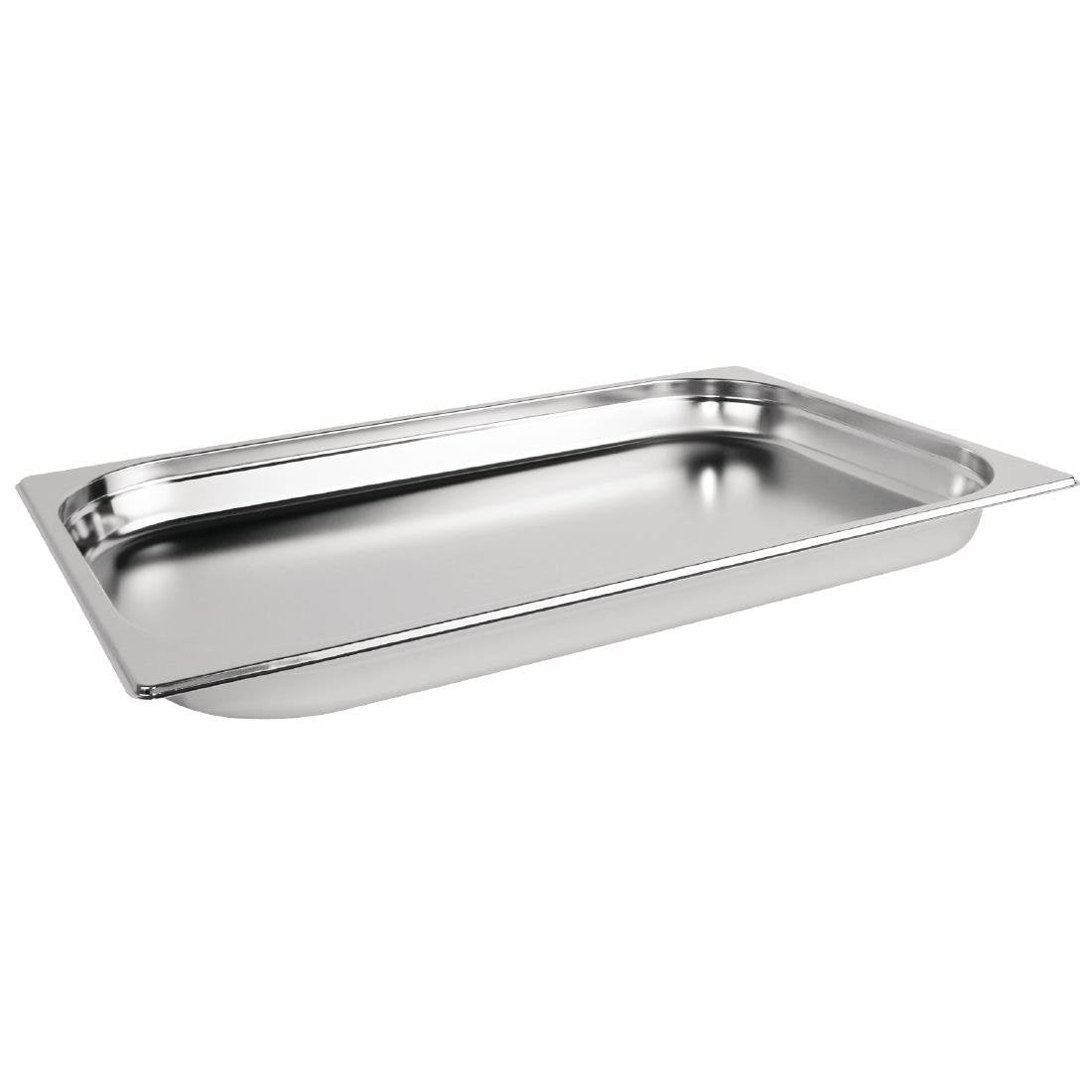 Vogue Stainless Steel 1/1 Gastronorm Tray 40mm - DN708