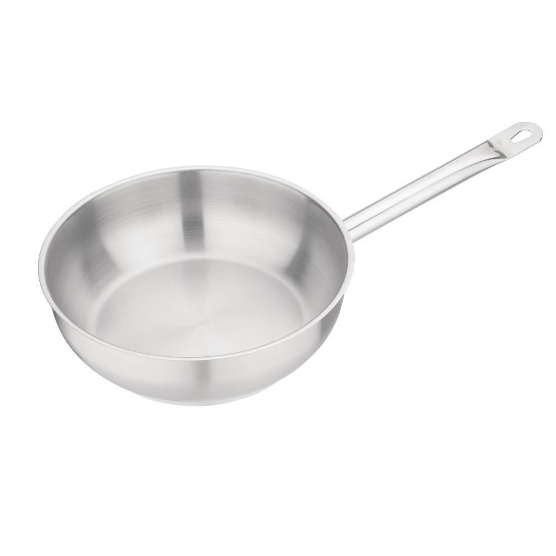 Vogue Stainless Steel Saute Pan 240mm - M923