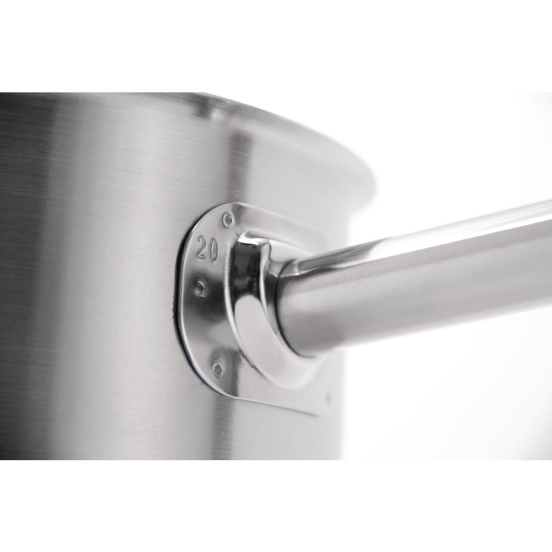 Vogue Stainless Steel Saucepan 8Ltr - M946