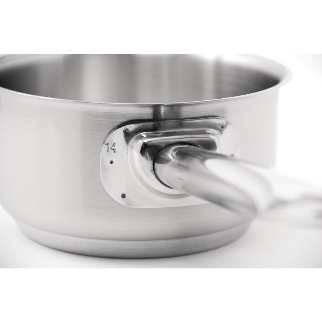 Vogue Stainless Steel Saucepan 8Ltr - M946