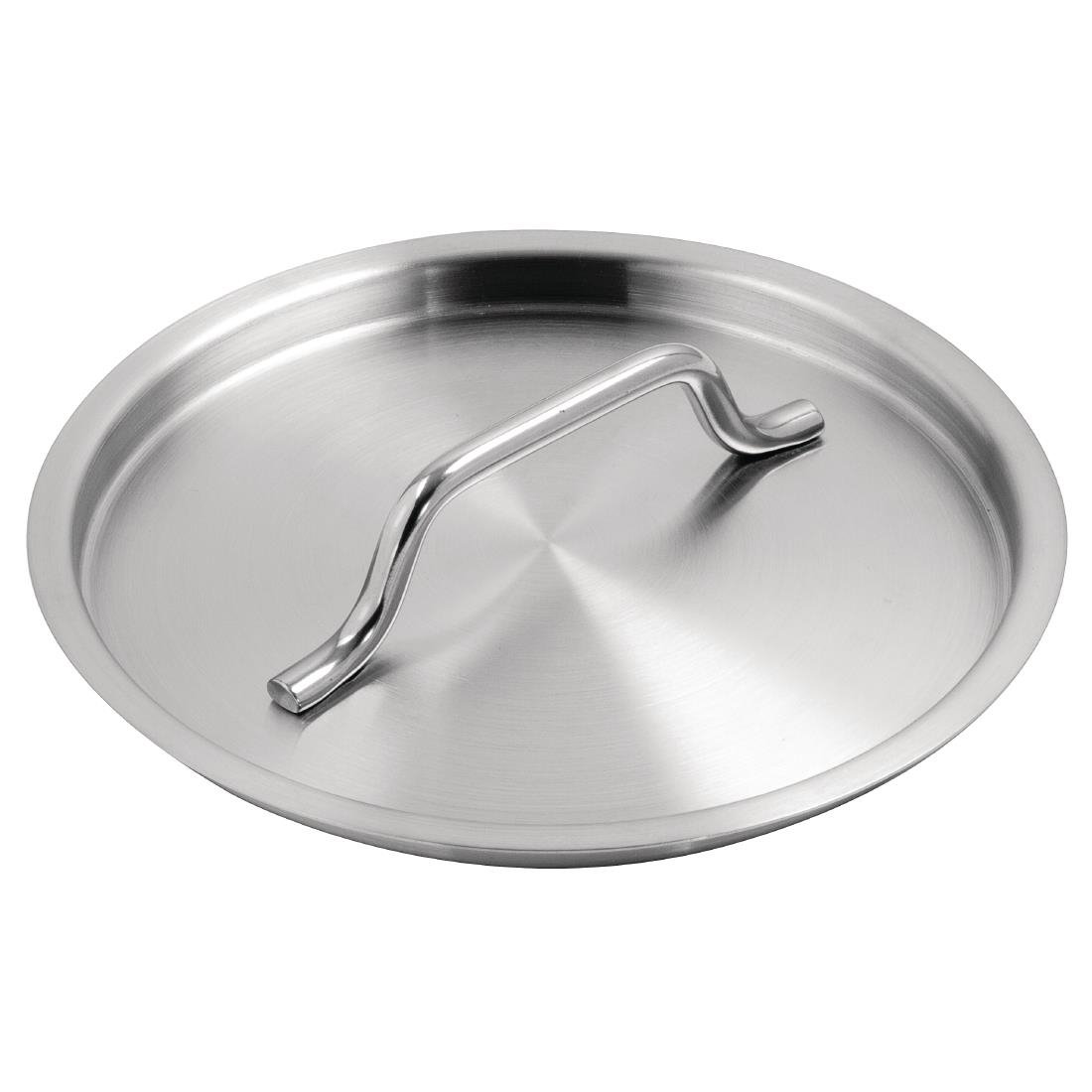 Vogue Stainless Steel Saucepan Lid 140mm - M927