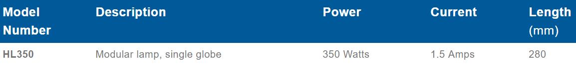 Modular Heat Lamp - HL350