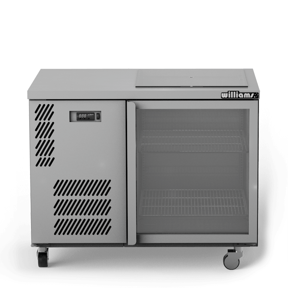 Williams Glass Chiller - One Door Glass Chiller With Two Shelves GC1UGD