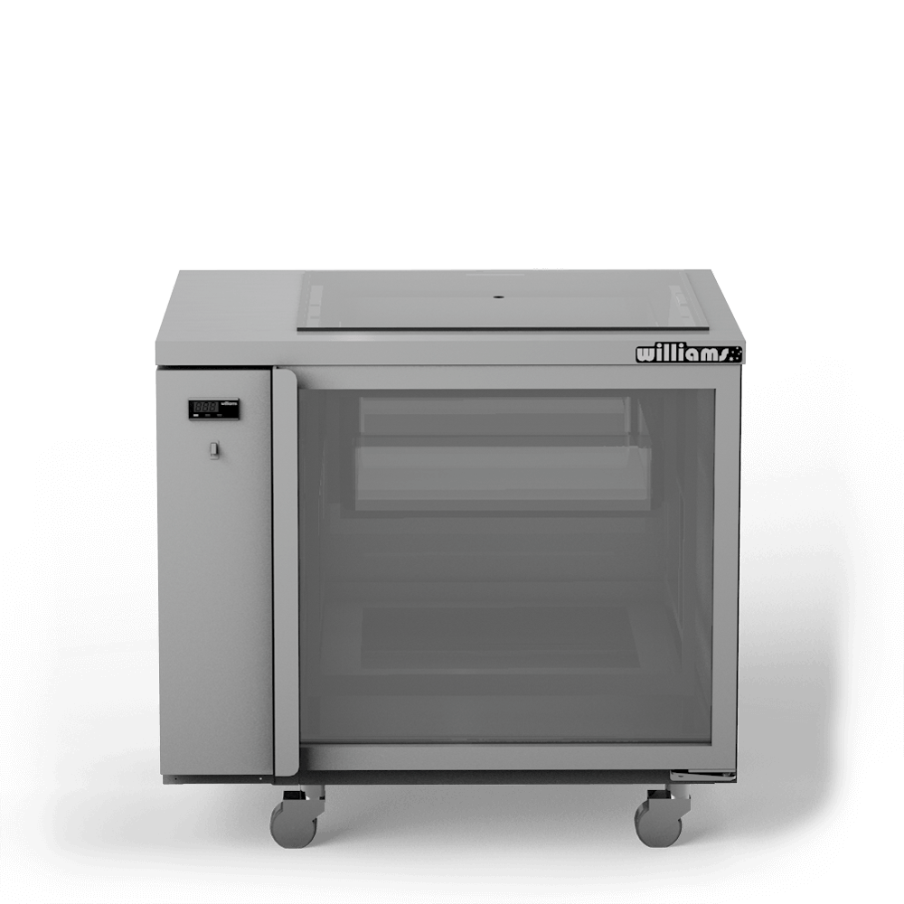 Williams Glass Chiller - One Door Remote Glass Chiller With Two Shelves GC1RGD