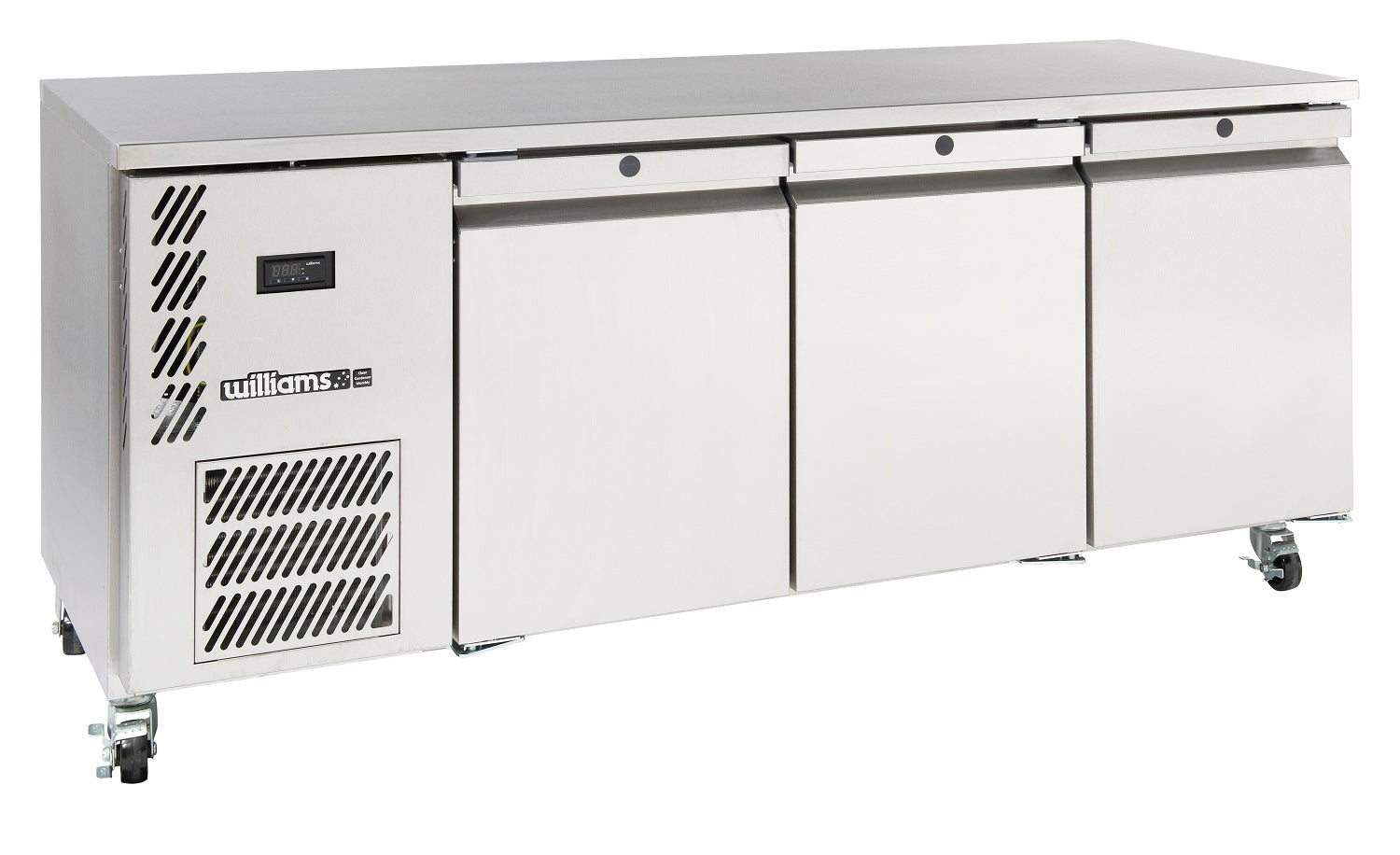 Williams Opal - Threee Door Stainless Steel Under Counter Refrigerator HO3USSHC