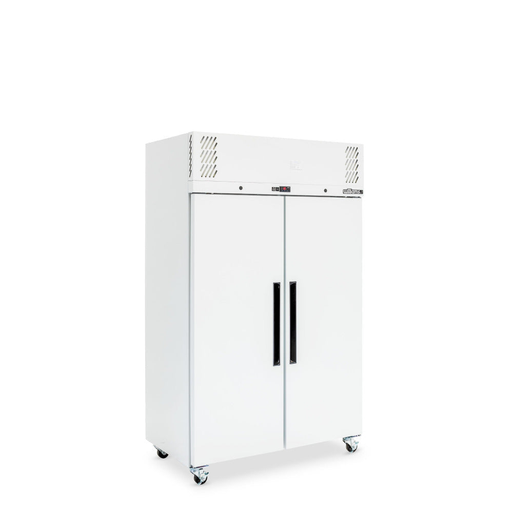 Williams Pearl - Two Door White Colorbond Upright Storage Refrigerator HP2SW