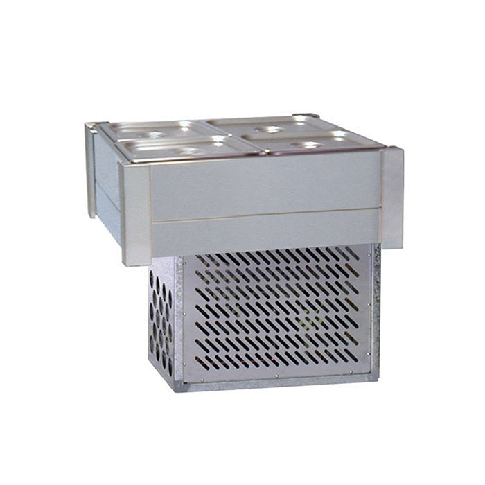 Roband Refrigerated Bain Marie 4 x 1/2 size, pans not included, double row - BR22