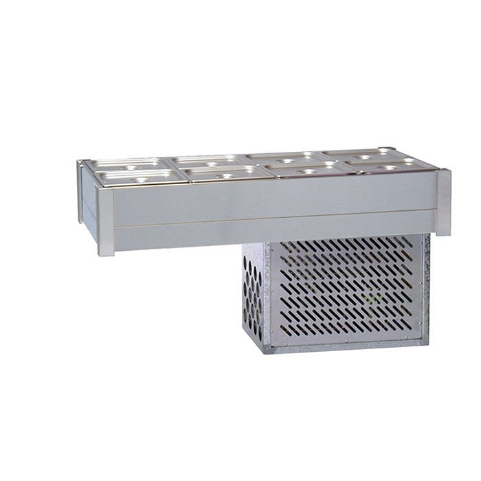 Roband Refrigerated Bain Marie 8 x 1/2 size, pans not included, double row - BR24