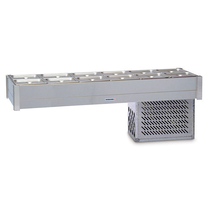 Roband Refrigerated Bain Marie 12 x 1/2 size, pans not included, double row - BR26