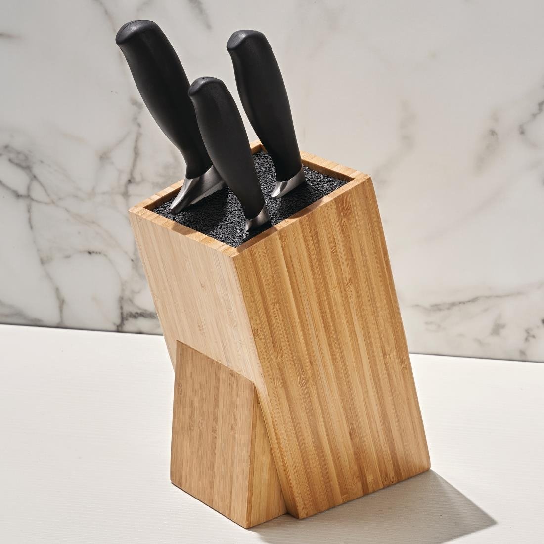 Vogue Prep Like a Pro 3-Piece Knife Set with Knife Block - SA645
