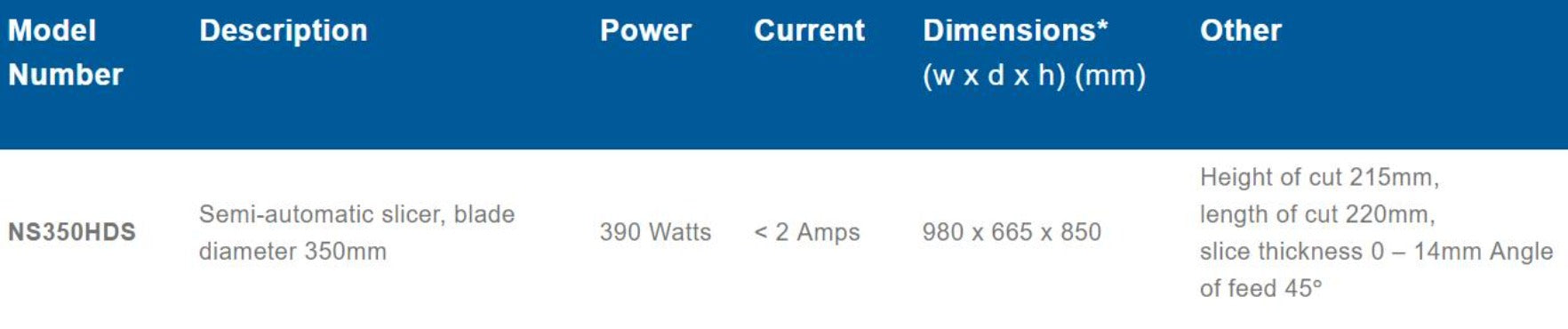 Roband Noaw Semi-Automatic - Heavy Duty - NS350HDS