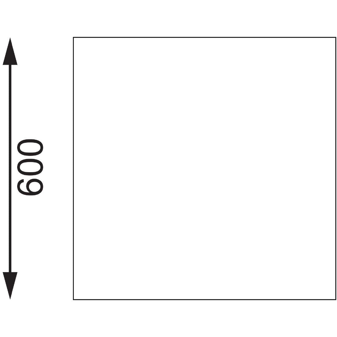 Vogue Stainless Steel Prep Table with Splashback 1800mm - T383