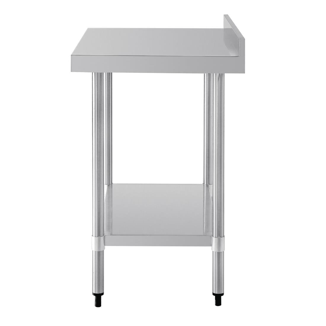 Vogue Stainless Steel Prep Table with Splashback 1800mm - T383