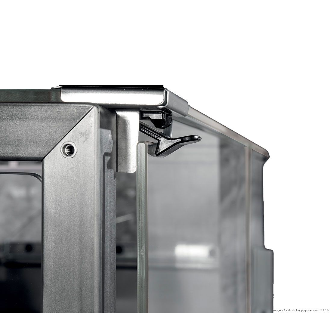 TECNODOM by FHE Serie Mr 2480Mm Wide Deli Display With Storage And Castors TDMR-0925